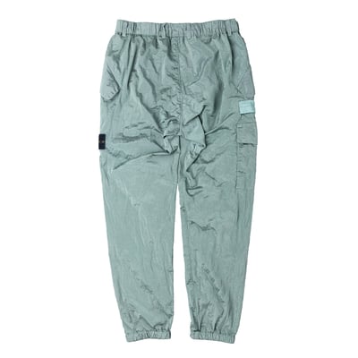 31619 NYLON METAL IN ECONYL® REGENERATED NYLON 尼龍金屬長褲 鼠尾草綠2