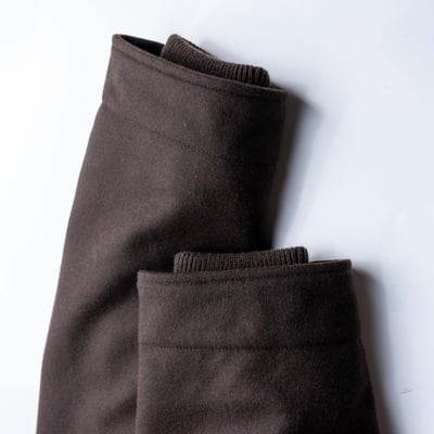 Stone Island Ghost Wool Nylon Flannel 幽靈連帽羊毛大衣 灰褐色7