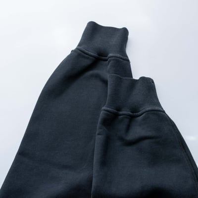 Stone island 寬短叉肩刷絨衛衣 黑6