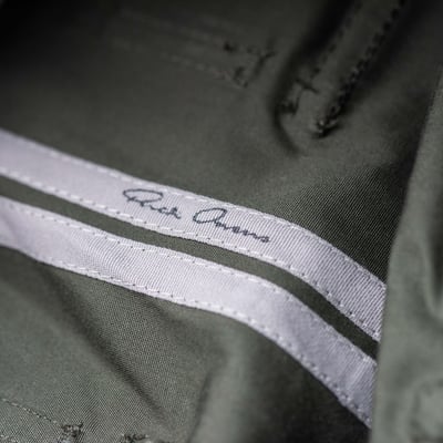 Rick Owens 主線 Cropped 九分褲 墨綠6