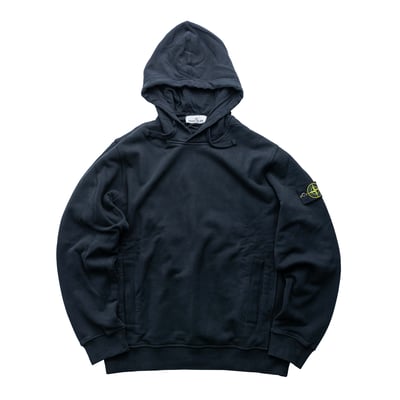 Stone Island 刷絨寬鬆帽踢 黑1