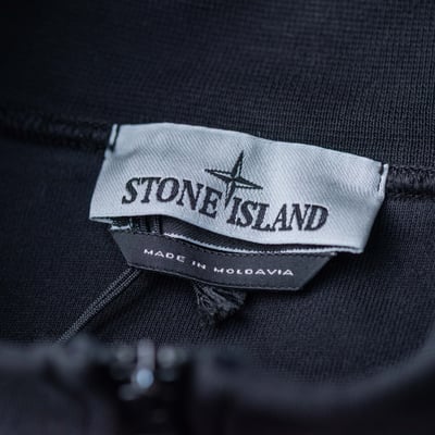 Stone Island 半拉鏈立領衛衣 黑8