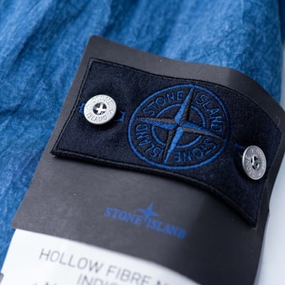 Stone Island 丹寧系列 半拉鏈衝鋒外套 靛色5