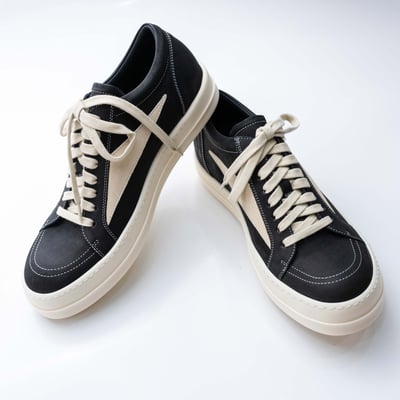 Rick Owens 主線 Vintage 侵權 低筒 作舊皮革 黑4