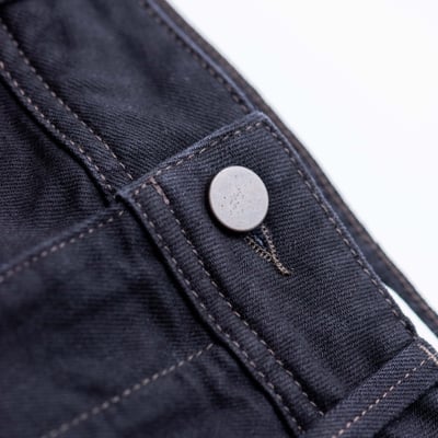 Lemaire Heavy denim 丹寧工作錐形褲 黑8