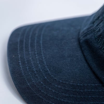 Stone Island 銀扣刺繡老帽 深藍6