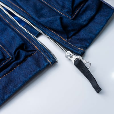 Stone Island Denim 丹寧系列 尼龍丹寧背心 藍4