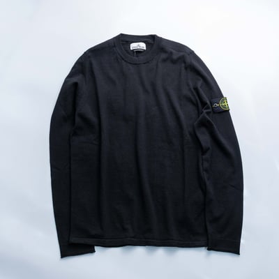 Stone Island 下擺無縮針織衛衣 黑3