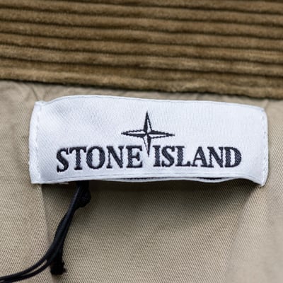 Stone Island 燈芯絨800襯衫外套 深卡其色4
