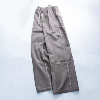 Rick Owens DRKSHDW Geth Bela 丹寧喇叭褲 塵灰3