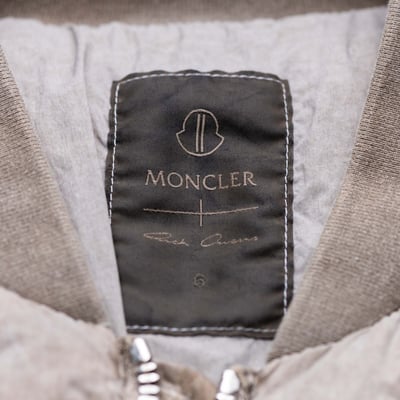 Moncler x Rick Owens Radiance 羽絨飛行外套 沙色6