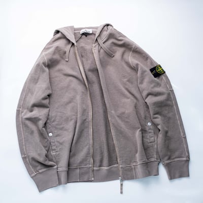 Stone Island 連帽棉外套 鴿灰色4