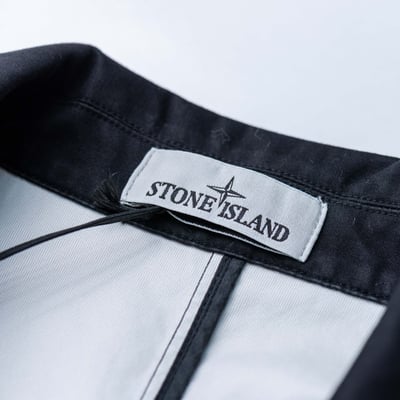 Stone Island Raso Gommato 3L 中長版大衣 黑7