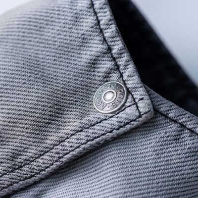 Acne Studios 羊皮皮領寬短版外套 灰6