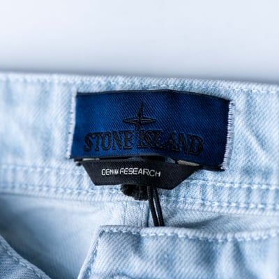 Stone Island 丹寧系列 標準牛仔褲 過漂藍5