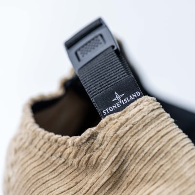 Stone Island 燈芯絨老帽 奶油色5