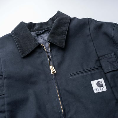 Sacai x Carhartt WIP Duck 解構底特律外套 黑4