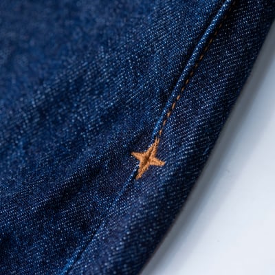 Stone Island 水洗丹寧標準長褲 水洗藍7