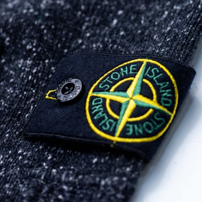 Stone Island RWS 厚針織衛衣 星空黑5