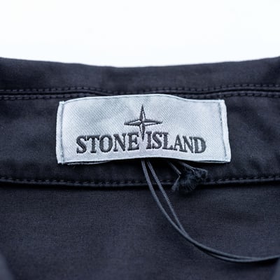 Stone Island 口袋工裝襯衫 黑色6