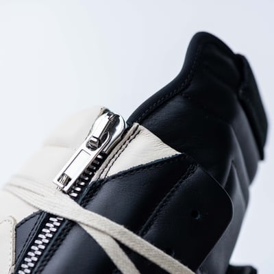 Rick Owens Geobasket 小牛皮 高筒 黑5