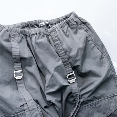 Acne Studios 染色織帶工裝寬鬆長褲 中灰色5