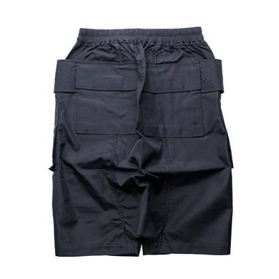Rick Owens DRKSHDW CREATCH CARGO PODS 雙環短褲 黑2