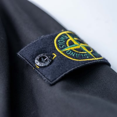 Stone Island 巴拿馬棉重磅襯衫外套 黑4