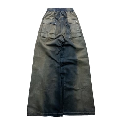 Rick Owens 主線 Wide Bela 水洗丹寧寬褲 深塵色2