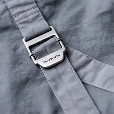 Acne Studios 織帶染色工作七分褲 灰6