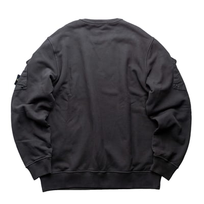 Stone Island 手臂口袋衛衣 鉛灰色2