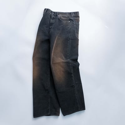 Acne Studios 1981U 燈芯絨染色長褲 黑3