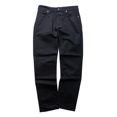 Stone Island 丹寧系列 標準直筒牛仔褲 黑1