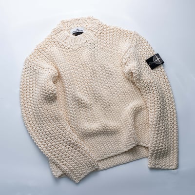 Stone Island UV感應變色編織衛衣 米白/粉色3