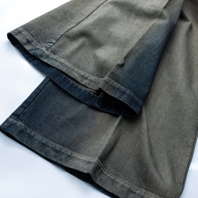 Rick Owens 主線 Wide Bela 水洗丹寧寬褲 深塵色5