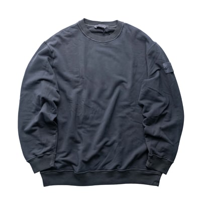 Stone Island Ghost 幽靈刷絨薄衛衣 水泥灰1