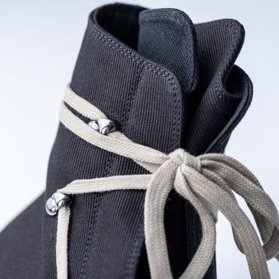 Rick Owens DRKSHDW Ramones Hex 單寧高筒 黑7