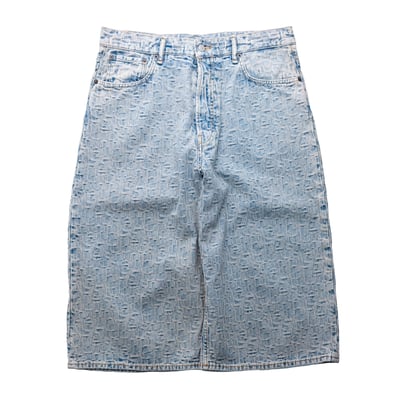Acne Studios Monogram 丹寧七分褲 水洗藍2