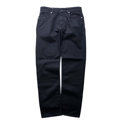 Stone Island 丹寧系列 標準直筒牛仔褲 黑1