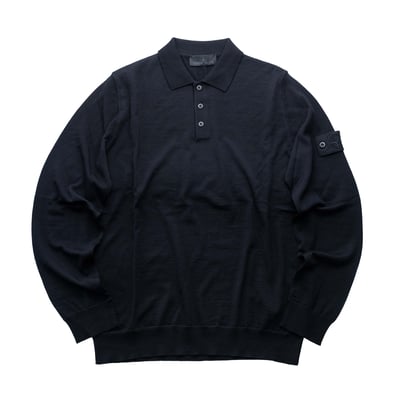 Stone Island Ghost 針織Polo衫 黑1
