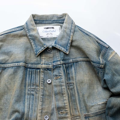 Neighborhood Type-1 破壞丹寧外套 水洗藍3