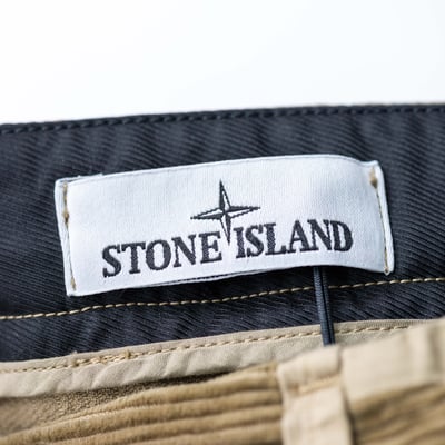 Stone Island 燈芯絨800標準版型長褲 餅乾色6