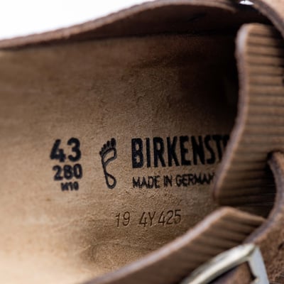 Birkenstock Boston 燈芯絨包頭拖鞋 深茶色9