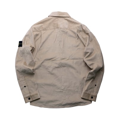 Stone Island 鈕扣襯衫 沙漠灰2