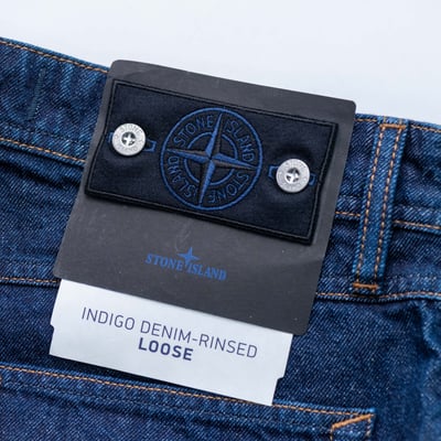Stone Island 寬鬆水洗牛仔褲 藍10
