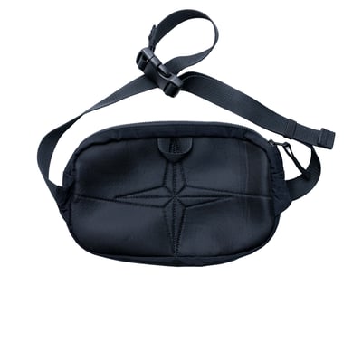 Stone Island 金屬尼龍小包 黑2