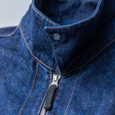 Stone Island 丹寧襯衫 水洗藍7