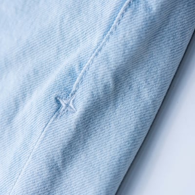 Stone Island 丹寧系列 標準牛仔褲 過漂藍7