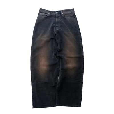 Acne Studios 1981U 燈芯絨染色長褲 黑1