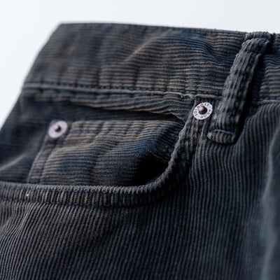 Acne Studios 1981U 燈芯絨染色長褲 黑6